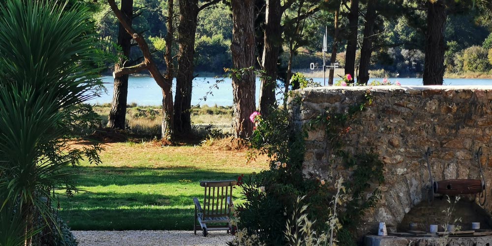 Vue fond du jardin